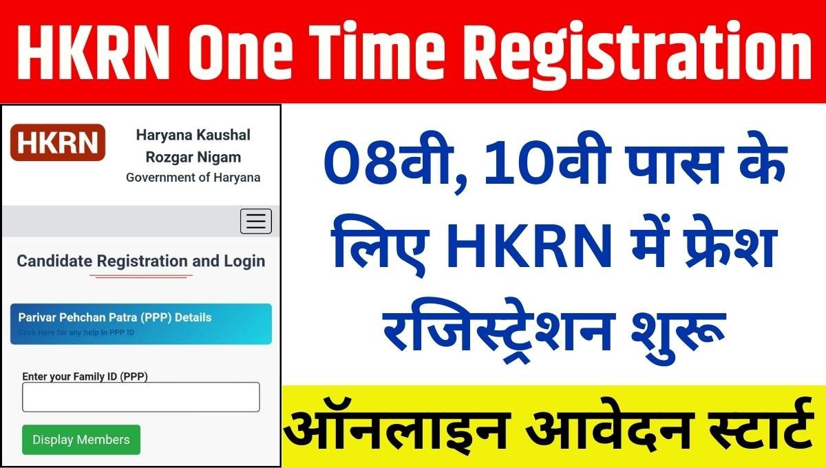 HKRN One Time Registration Starts