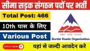 Border Roads Organisation Supervisor Vacancy